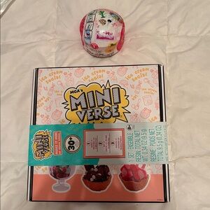 MGA’s Mini Verse ice cream social toy kit & mini verse filled ball NIB NWT